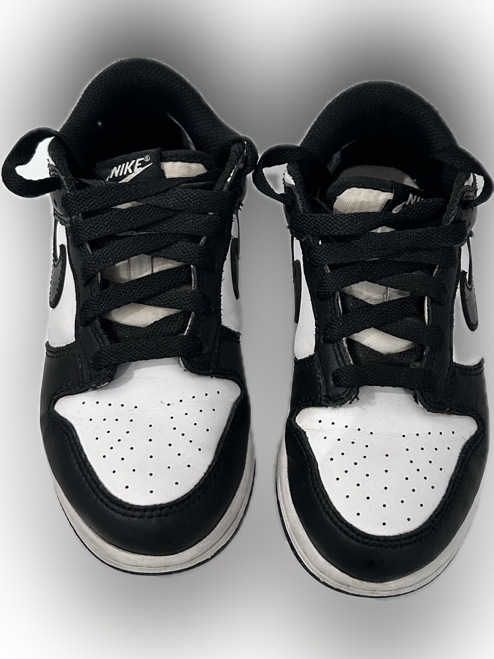 Nike Dunk Low Little Kids Black & White